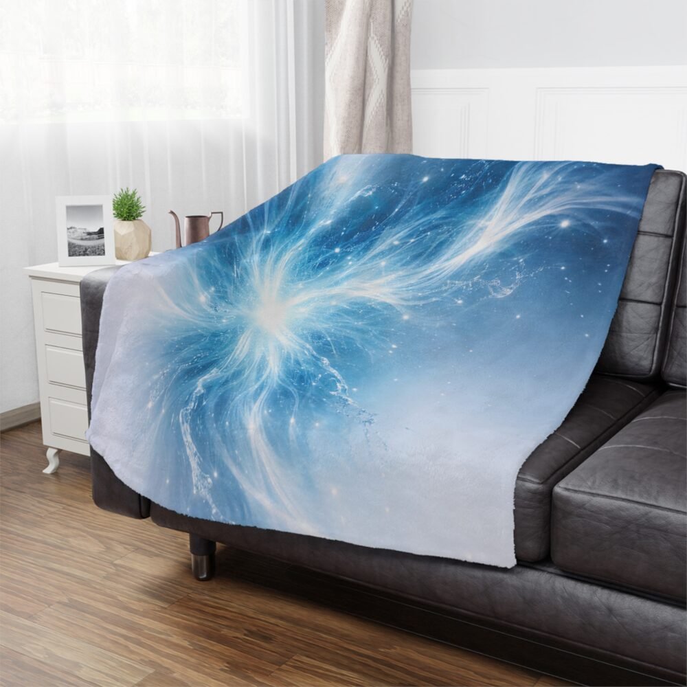 water element collection minky blanket